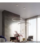 Pendant lamps circles - THORO Chandelier RIO 55 white LED 4000K 1xLED TH.107 - product 11