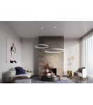 Pendant lamps circles - THORO Chandelier RIO 55 white LED 4000K 1xLED TH.107 - product 12