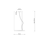 Pendant lamps circles - THORO Chandelier RIO 55 black LED 4000K 1xLED TH.108 - product 8