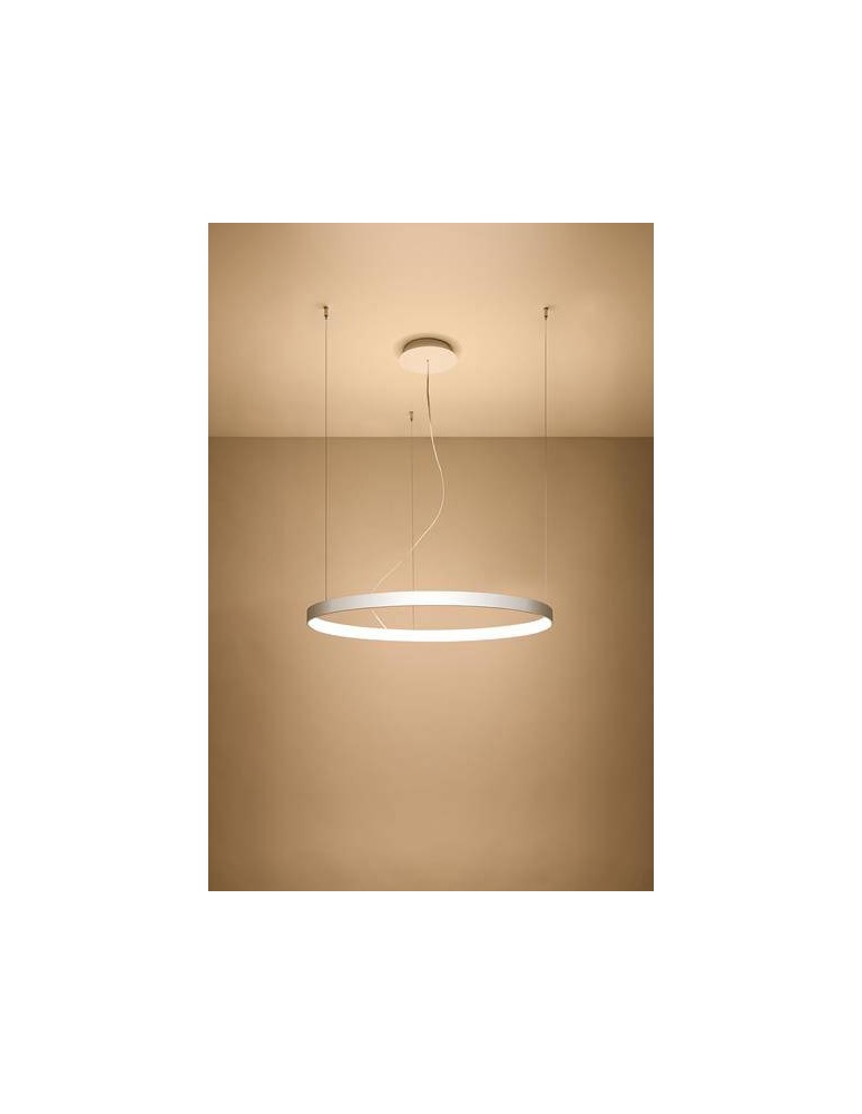 Pendant lamps circles - THORO RIO 80 LED 50W 5520lm 3000K CRI90 Pendant white TH.102 - product kolory-swiatla.pl 3