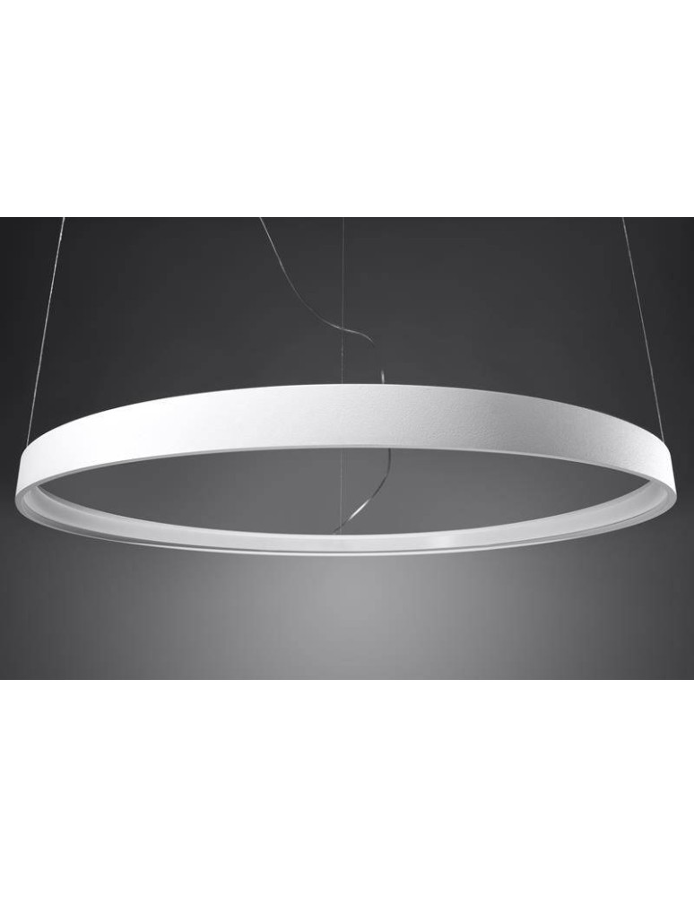 Pendant lamps circles - THORO RIO 80 LED 50W 5520lm 3000K CRI90 Pendant white TH.102 - product kolory-swiatla.pl 4