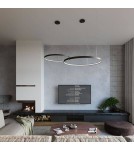 Pendant lamps circles - THORO RIO 80 LED 50W 5520lm 3000K CRI90 Pendant black TH.101 - product 18