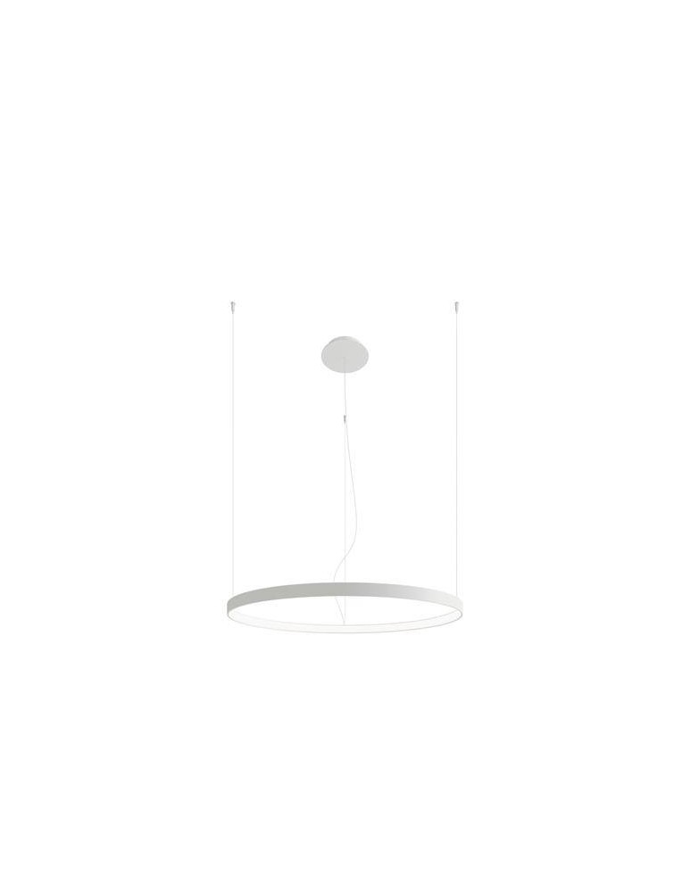 Pendant lamps circles - THORO Chandelier RIO 78 white LED 4000K 1xLED TH.109 - product kolory-swiatla.pl 1