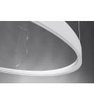 Pendant lamps circles - THORO Chandelier RIO 78 white LED 4000K 1xLED TH.109 - product 6