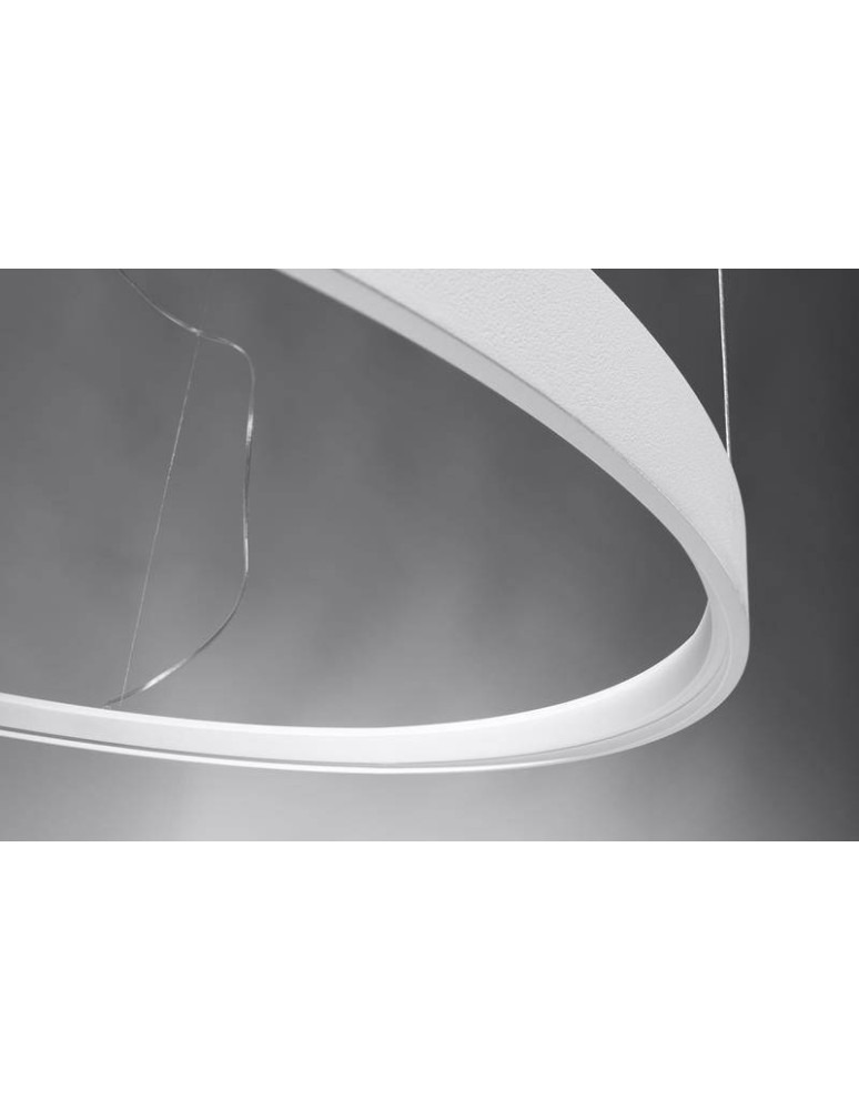 Pendant lamps circles - THORO Chandelier RIO 78 white LED 4000K 1xLED TH.109 - product kolory-swiatla.pl 6