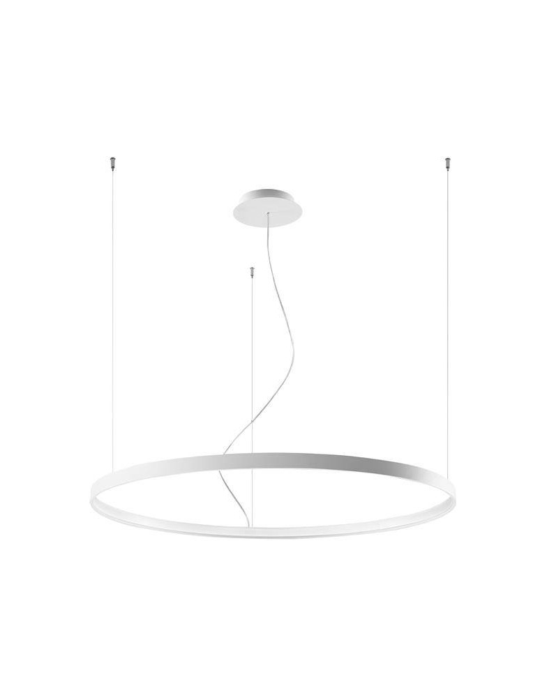 Pendant lamps circles - THORO RIO 110 LED 70W 7820lm 3000K CRI90 Pendant white TH.104 - product kolory-swiatla.pl 1