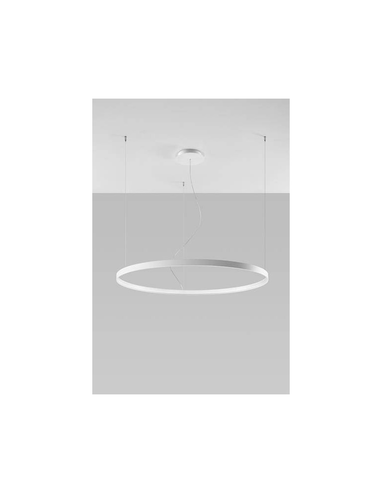 Pendant lamps circles - THORO RIO 110 LED 70W 7820lm 3000K CRI90 Pendant white TH.104 - product kolory-swiatla.pl 2