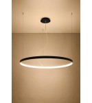 Pendant lamps circles - THORO RIO 110 LED 70W 7820lm 3000K CRI90 Pendant black TH.103 - product 3