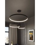 Pendant lamps circles - THORO RIO 110 LED 70W 7820lm 3000K CRI90 Pendant black TH.103 - product 16