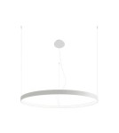 Pendant lamps circles - THORO Chandelier RIO 110 white LED 4000K 1xLED TH.111 - product 1