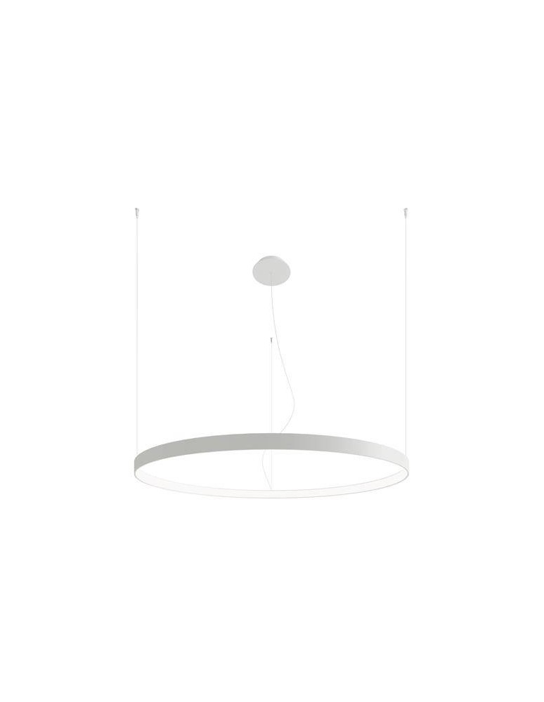 Pendant lamps circles - THORO Chandelier RIO 110 white LED 4000K 1xLED TH.111 - product kolory-swiatla.pl 1