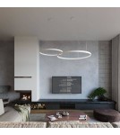 Pendant lamps circles - THORO Chandelier RIO 110 white LED 4000K 1xLED TH.111 - product 18