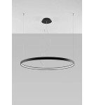 Pendant lamps circles - THORO Chandelier RIO 110 black LED 4000K 1xLED TH.112 - product 2