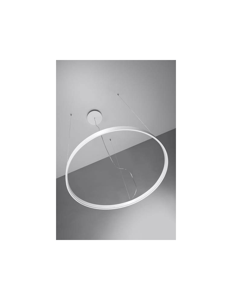 Pendant lamps circles - THORO Chandelier RIO 110 black LED 4000K 1xLED TH.112 - product kolory-swiatla.pl 9