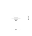 Pendant lamps circles - THORO RIO 55 pendant lamp white LED 3000K 1xLED TH.113 - product 13