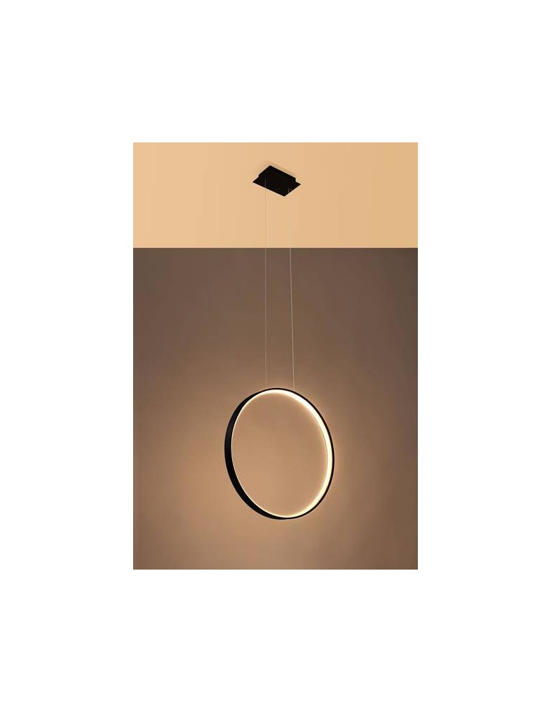 Pendant lamps circles - THORO pendant lamp RIO 55 black LED 3000K 1xLED TH.114 - product kolory-swiatla.pl 3