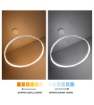 Pendant lamps circles - THORO pendant lamp RIO 55 black LED 3000K 1xLED TH.114 - product 20