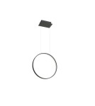 Pendant lamps circles - THORO RIO 55 black LED 4000K pendant lamp 1xLED TH.116 - product 1
