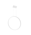 Pendant lamps circles - THORO RIO 78 pendant lamp white LED 4000K 1xLED TH.119 - product 1