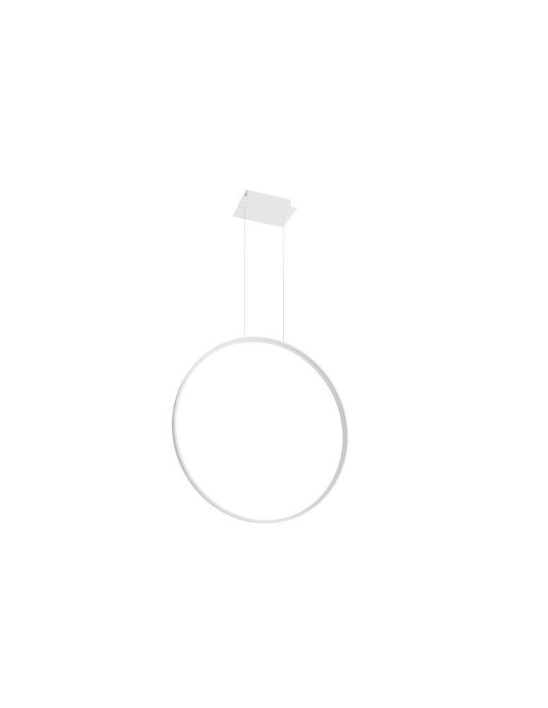 Pendant lamps circles - THORO RIO 78 pendant lamp white LED 4000K 1xLED TH.119 - product kolory-swiatla.pl 1