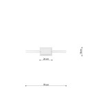 Pendant lamps circles - THORO RIO 78 pendant lamp black LED 4000K 1xLED TH.120 - product 9