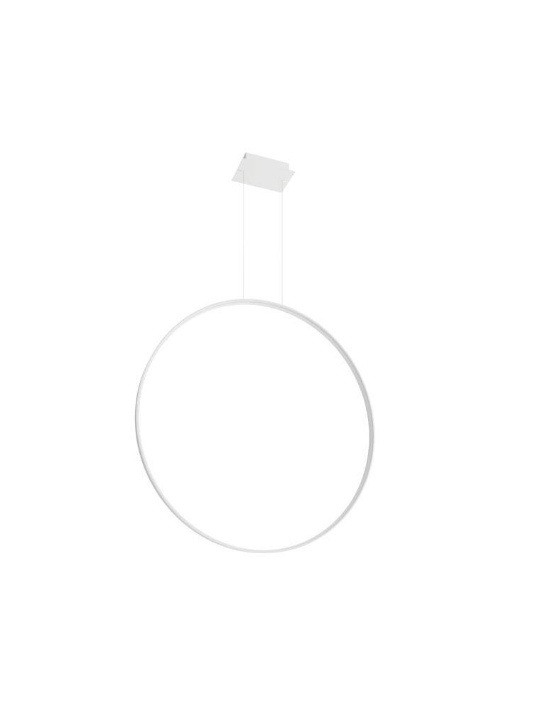 Pendant lamps circles - THORO Pendant lamp RIO 110 white LED 4000K 1xLED TH.123 - product kolory-swiatla.pl 1