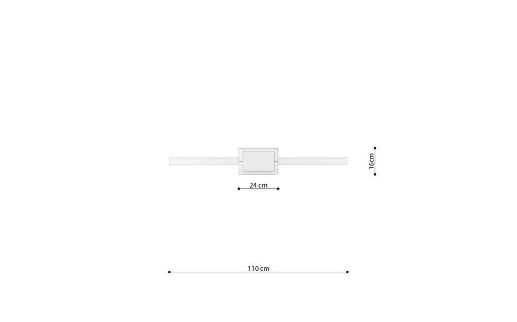 THORO Lampa wisząca RIO 110 czarny LED 4000K 1xLED TH.124