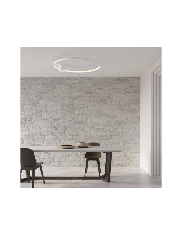 Modern ceiling lamps - THORO Plafond RIO 55 white LED 4000K 1xLED TH.127 - product kolory-swiatla.pl 2
