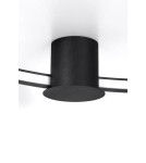 Modern ceiling lamps - THORO Plafond RIO 55 black LED 4000K 1xLED TH.128 - product 8