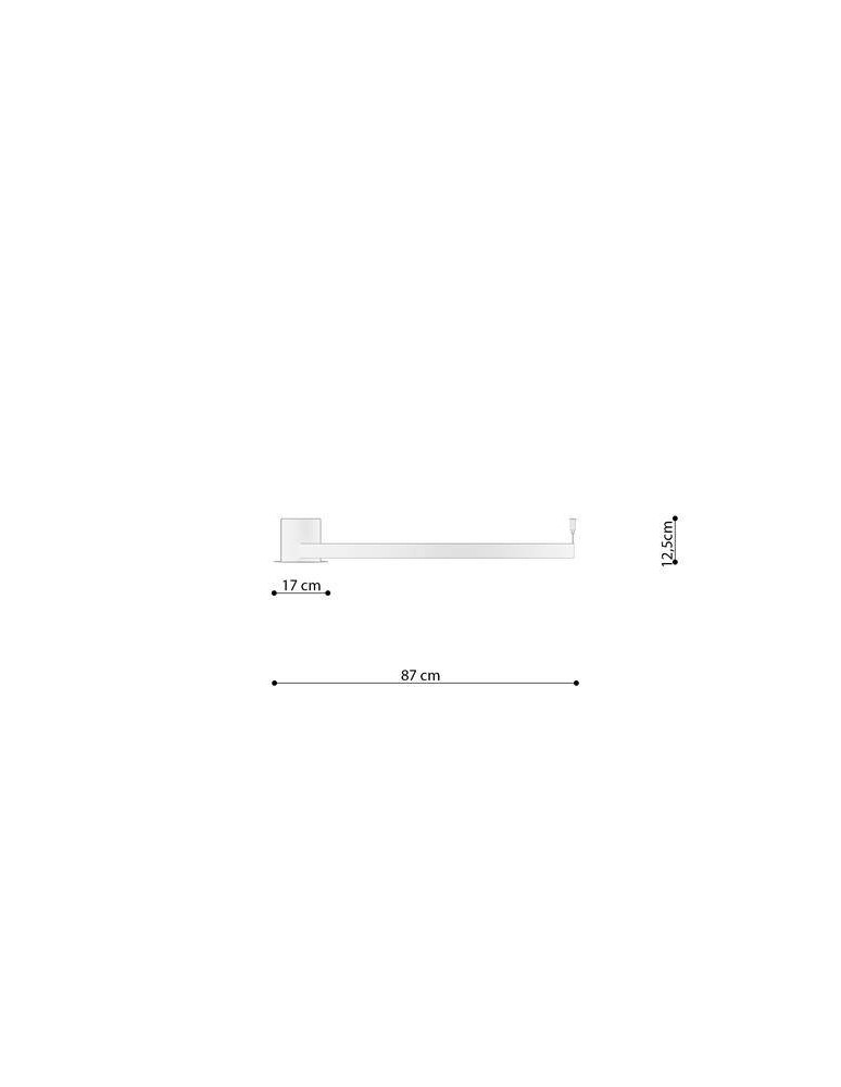 Modern ceiling lamps - THORO Plafond RIO 78 white LED 3000K 1xLED TH.129 - product kolory-swiatla.pl 7