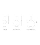 Modern ceiling lamps - THORO Plafond RIO 78 white LED 3000K 1xLED TH.129 - product 14