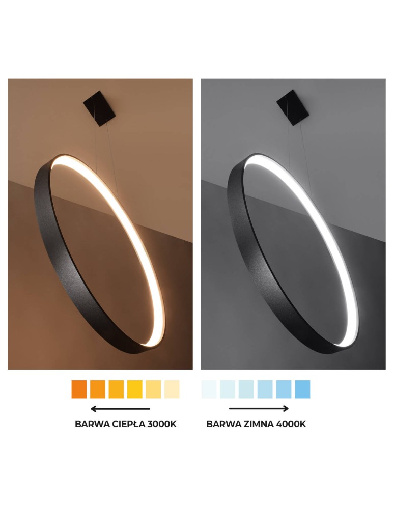 Modern ceiling lamps - THORO Plafond RIO 78 white LED 3000K 1xLED TH.129 - product kolory-swiatla.pl 17