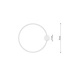 Modern ceiling lamps - THORO Plafond RIO 78 black LED 3000K 1xLED TH.130 - product 10