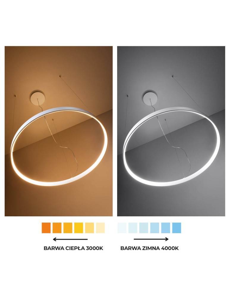 Modern ceiling lamps - THORO Plafond RIO 78 white LED 4000K 1xLED TH.131 - product kolory-swiatla.pl 18