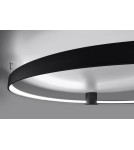 Modern ceiling lamps - THORO Plafond RIO 78 black LED 4000K 1xLED TH.132 - product 5