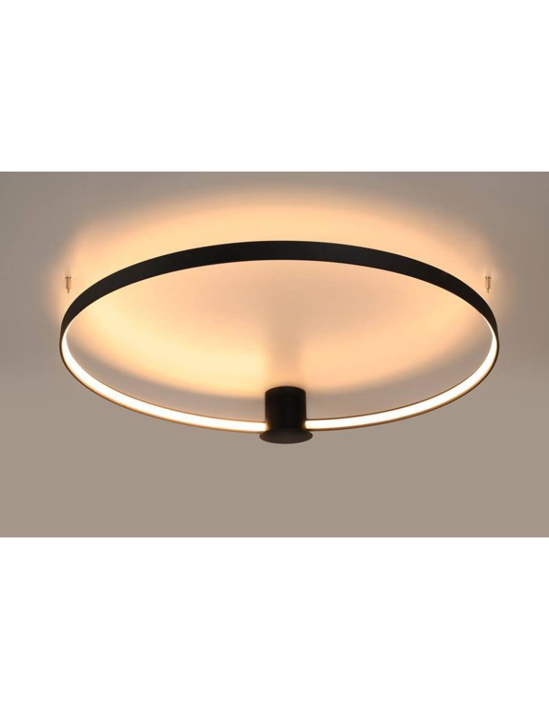 Modern ceiling lamps - THORO Plafond RIO 110 black LED 3000K 1xLED TH.134 - product kolory-swiatla.pl 8