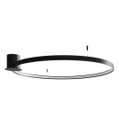 Modern ceiling lamps - THORO Plafond RIO 110 black LED 4000K 1xLED TH.136 - product 1