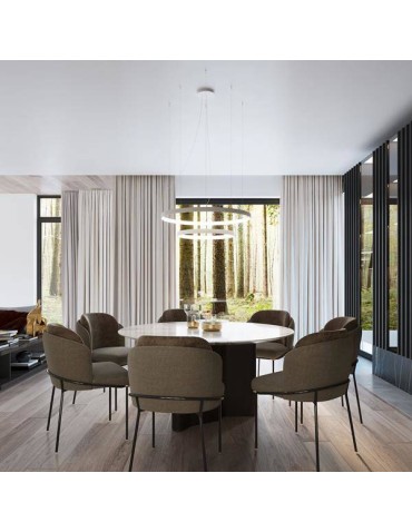 THORO Chandelier RIO 2 55/78 black LED 3000K 2xLED TH.137 - product 2