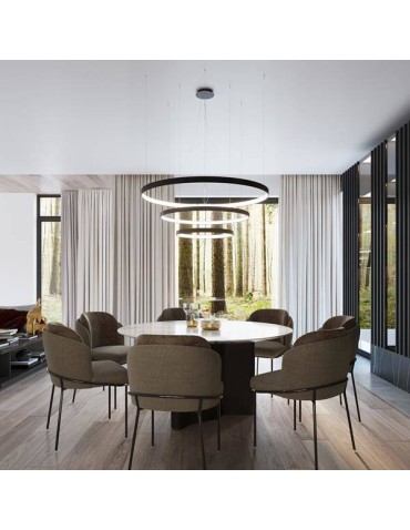 THORO Chandelier RIO 3 55/78/110 black LED 3000K 3xLED TH.138 - product 2