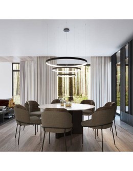 THORO Żyrandol RIO 3 55/78/110 czarny LED 3000K 3xLED TH.138 - produkt 2