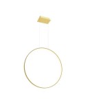 Pendant lamps circles - THORO RIO 78 gold LED 4000K pendant lamp 1xLED TH.140 - product 1