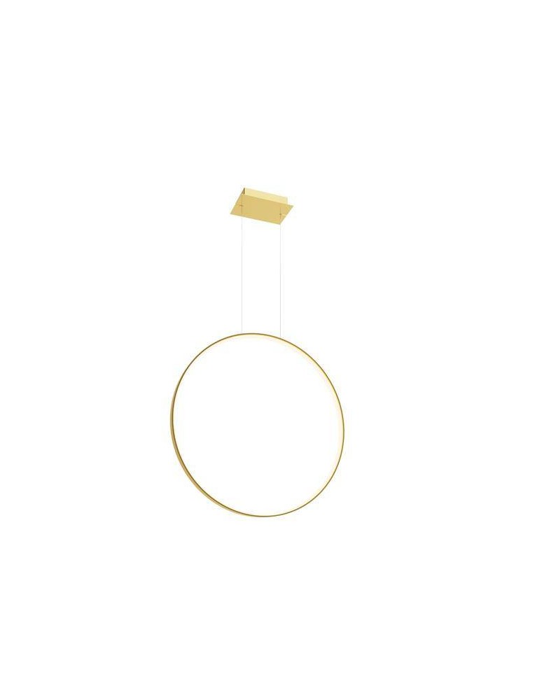 Pendant lamps circles - THORO RIO 78 gold LED 4000K pendant lamp 1xLED TH.140 - product kolory-swiatla.pl 1