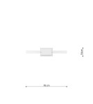 Pendant lamps circles - THORO RIO 78 gold LED 4000K pendant lamp 1xLED TH.140 - product 10