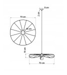 Pendant lamps - THORO ESKOLA 70 Hanging 1xE27 Black TH.010CZ - product 6