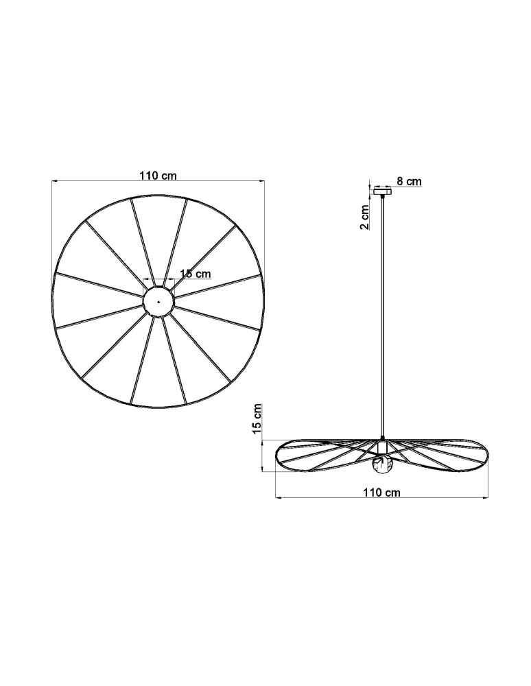 Pendant lamps - THORO ESKOLA 110 Hanging 1xE27 Black TH.011CZ - product kolory-swiatla.pl 6