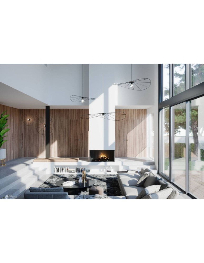 Pendant lamps - THORO ESKOLA 140 Hanging 1xE27 Black TH.012CZ - product kolory-swiatla.pl 2