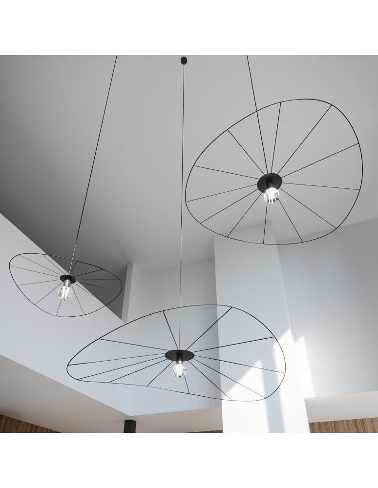 Pendant lamps - THORO ESKOLA 140 Hanging 1xE27 Black TH.012CZ - product kolory-swiatla.pl 4