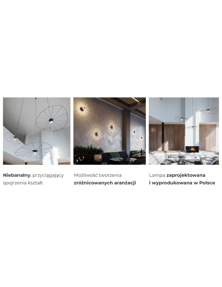 Pendant lamps - THORO ESKOLA 140 Hanging 1xE27 Black TH.012CZ - product kolory-swiatla.pl 7