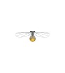 Designer ceiling lamps - THORO ESKOLA 70 Plafond/Channel light 1xE27 Black TH.013CZ - product 1
