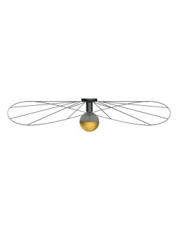 THORO ESKOLA 110 Plafond/Channel light 1xE27 Black TH.014CZ